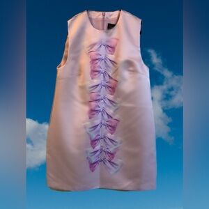 Cynthia Rowley Satin Bow Dress, Small NWT